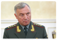 Chief of Staff of the Armed Forces and First Deputy Defence Minister Nikolai Makarov|16 june, 2010|20:10