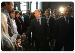 Prime Minister Vladimir Putin visiting the Central Aerohydrodynamic Institute (TsAGI) in Zhukovsky near Moscow|17 june, 2010|14:56