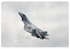 Test flight of a fifth-generation Russian fighter jet in Zhukovsky, near Moscow|17 june, 2010|16:44