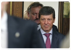 Deputy Prime Minister Dmitry Kozak at a meeting of the Government of the Russian Federation|3 june, 2010|17:29