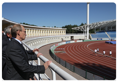 Prime Minister Vladimir Putin at  Meteor stadium in Zhukovsky|30 june, 2010|18:26