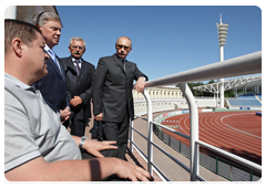 Prime Minister Vladimir Putin at  Meteor stadium in Zhukovsky|30 june, 2010|18:26