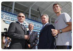 Prime Minister Vladimir Putin at  Meteor stadium in Zhukovsky|30 june, 2010|18:27