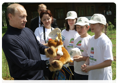 Prime Minister Vladimir Putin visiting Losiny Ostrov National Park in north-east Moscow ahead of Environmentalist’s Day and World Environment Day|5 june, 2010|11:00