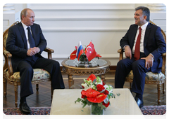 Prime Minister Vladimir Putin meeting with Turkish President Abdullah Gül during the summit of the Conference on Interaction and Confidence-Building Measures in Asia|8 june, 2010|18:27