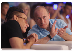 Prime Minister Vladimir Putin at the Mixed Fight European Championship|15 july, 2010|10:35