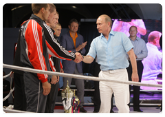 Prime Minister Vladimir Putin at the Mixed Fight European Championship|15 july, 2010|10:35