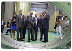 Prime Minister Vladimir Putin in the space exploration museum of the Energia Rocket and Space Corporation|19 july, 2010|16:34