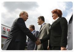 Prime Minister Vladimir Putin on a working visit to the Tambov Region, where he is evaluating the progress made on national agriculture projects|2 july, 2010|18:09