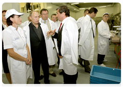 Prime Minister Vladimir Putin on a working visit to the Tambov Region, where he is evaluating the progress made on national agriculture projects|2 july, 2010|18:08