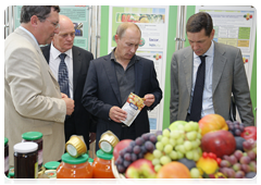 Prime Minister Vladimir Putin visiting a community centre in the village of Tulinovka, Tambov Region|2 july, 2010|20:02