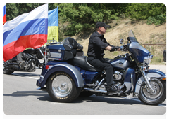 Prime Minister Vladimir Putin attending the 14th International Bike Show|24 july, 2010|18:03