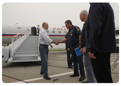 Председатель Правительства России В.В.Путин прибыл с рабочей поездкой в Нижегородскую область|30 июля, 2010|13:22