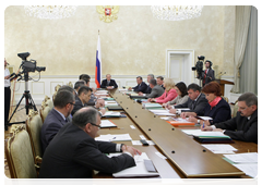 Prime Minister Vladimir Putin during a meeting of the Government Presidium|5 july, 2010|16:27