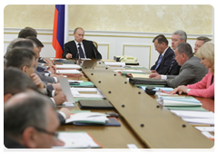 Prime Minister Vladimir Putin during a meeting of the Government Presidium|5 july, 2010|16:27