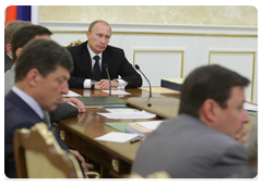 Prime Minister Vladimir Putin during a meeting of the Government Presidium|5 july, 2010|16:27