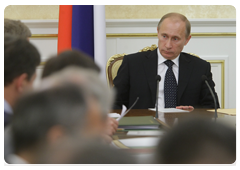 Prime Minister Vladimir Putin during a meeting of the Government Presidium|5 july, 2010|16:27