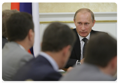 Prime Minister Vladimir Putin during a meeting of the Government Presidium|5 july, 2010|16:27