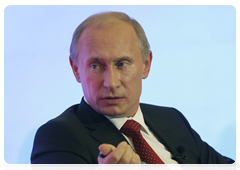 Prime Minister Vladimir Putin at a conference to discuss the Strategy for Social and Economic Development of the North Caucasus through 2020, in particular the programme for the years 2010, 2011 and 2012|6 july, 2010|19:35