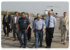 Prime Minister Vladimir Putin arriving in the Ryazan Region on a working visit|10 august, 2010|18:38