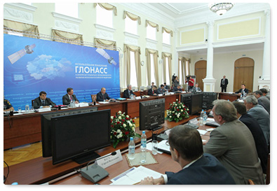 Prime Minister Vladimir Putin chairs a meeting in Ryazan on using GLONASS for the social and economic development of the Russian regions