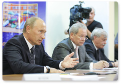 Prime Minister Vladimir Putin holds a meeting on housing construction in the Moscow Region