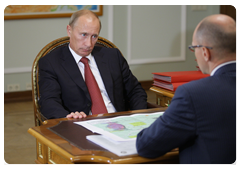 Prime Minister Vladimir Putin meeting with Sergei Kiriyenko, Head of Rosatom State Corporation|19 august, 2010|11:05