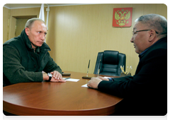 Prime Minister Vladimir Putin meeting with President of the Republic of Sakha (Yakutia) Yegor Borisov|23 august, 2010|20:58