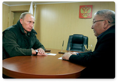 Председатель Правительства Российской Федерации В.В.Путин провёл рабочую встречу с президентом Республики Саха (Якутия) Е.А.Борисовым