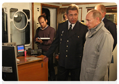Prime Minister Vladimir Putin on board the trawler Mikhail Staritsyn|24 august, 2010|18:26