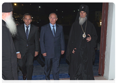 Председатель Правительства России В.В.Путин посетил собор Святой Живоначальной Троицы в Петропавловске-Камчатском|25 августа, 2010|15:53