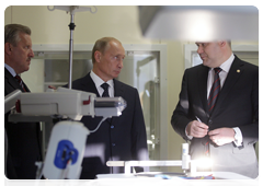 Председатель Правительства Российской Федерации В.В.Путин посетил новый федеральный центр сердечно-сосудистой хирургии в Хабаровске|26 августа, 2010|14:43