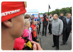 Председатель Правительства Российской Федерации В.В.Путин посетил биатлонный комплекс в г.Петропавловске-Камчатском|26 августа, 2010|17:39