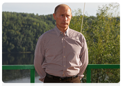 Председатель Правительства Российской Федерации В.В.Путин присутствовал при подписании договоров на потребление электроэнергии, производимой Нижне-Бурейской ГЭС|27 августа, 2010|16:19