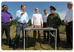 Председатель Правительства Российской Федерации В.В.Путин осмотрел место строительства российского национального космодрома «Восточный»|28 августа, 2010|12:27