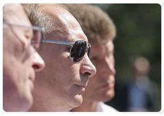 Prime Minister Vladimir Putin visiting the construction site of the Vostochny national cosmodrome|28 august, 2010|18:48