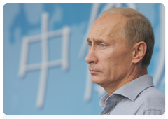 Председатель Правительства Российской Федерации В.В.Путин принял участие в церемонии открытия российского участка нефтепровода «Россия-Китай»|29 августа, 2010|10:23