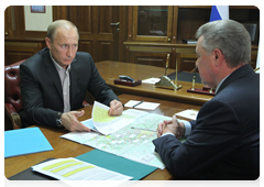 Prime Minister Vladimir Putin meeting with the Governor of Moscow Region Boris Gromov|3 august, 2010|17:35