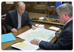 Prime Minister Vladimir Putin meeting with the Governor of Moscow Region Boris Gromov|3 august, 2010|17:35