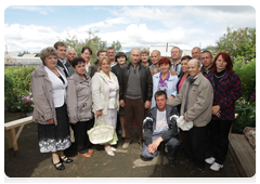 Председатель Правительства Российской Федерации В.В.Путин побеседовал с жителями забайкальского поселка Аксеново-Зиловское|30 августа, 2010|12:52