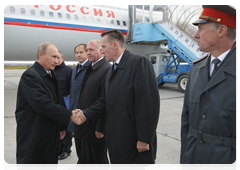 Prime Minister Vladimir Putin arriving in Norilsk|31 august, 2010|13:48