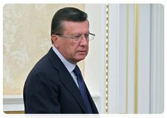 First Deputy Prime Minister Viktor Zubkov at the Government Presidium meeting|5 august, 2010|16:14