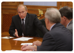 Prime Minister Vladimir Putin holding a meeting on measures to support archaeological science|7 august, 2010|13:30