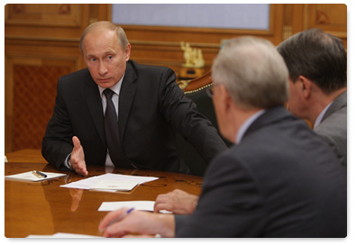 Prime Minister Vladimir Putin holds a meeting on measures to support archaeological science