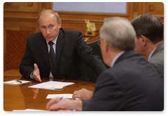 Prime Minister Vladimir Putin holds a meeting on measures to support archaeological science