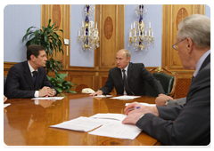 Prime Minister Vladimir Putin holding a meeting on measures to support archaeological science|7 august, 2010|13:30