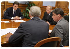 Prime Minister Vladimir Putin holding a meeting on measures to support archaeological science|7 august, 2010|13:30