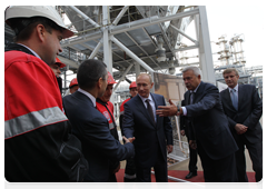 Prime Minister Vladimir Putin touring SIBUR-Neftekhim and LUKoil-Nizhegorodnefteorgsintez production sites|13 september, 2010|19:43