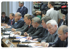 Participants of the meeting on the future of the petrochemical industry|13 september, 2010|19:49