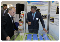 Prime Minister Vladimir Putin at an exhibition of priority projects for the Volga Federal District|14 september, 2010|16:53